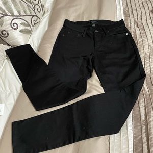 NWOT Banana Republic Black Stretch Skinny Denim Jeans size 26/2
